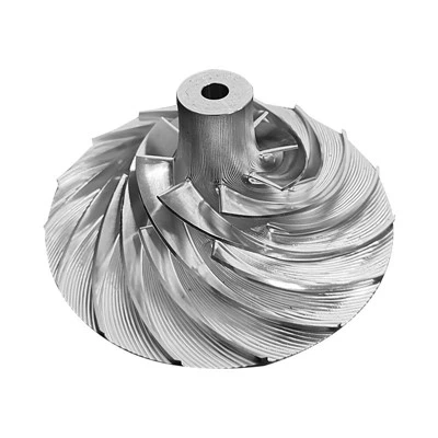 Ruota della turbina in titanio con lavorazione CNC