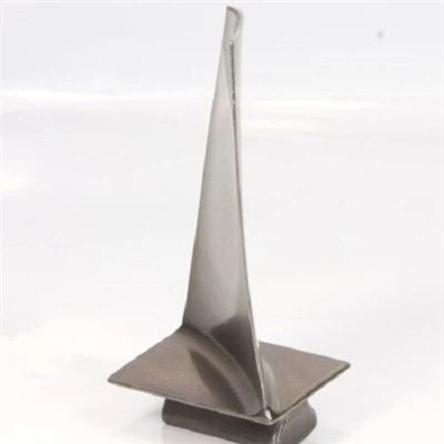 Pala di turbina con lavorazione CNC